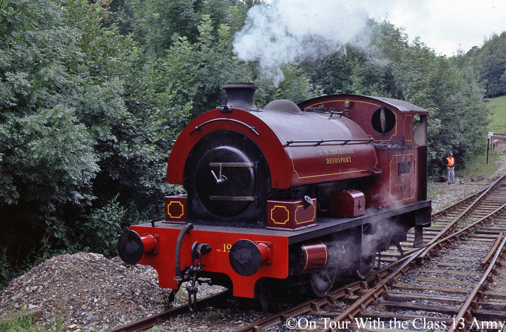 Bagnall 2962 on the Bodmin & Wenford Railway - August 1990.jpg