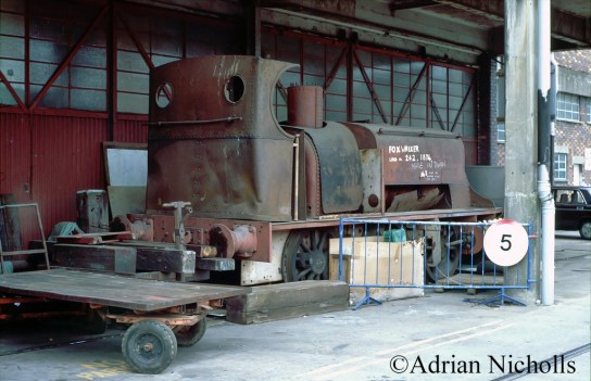 Fox walker 242 in the Bristol Industrial Museum Store - 1989.jpg
