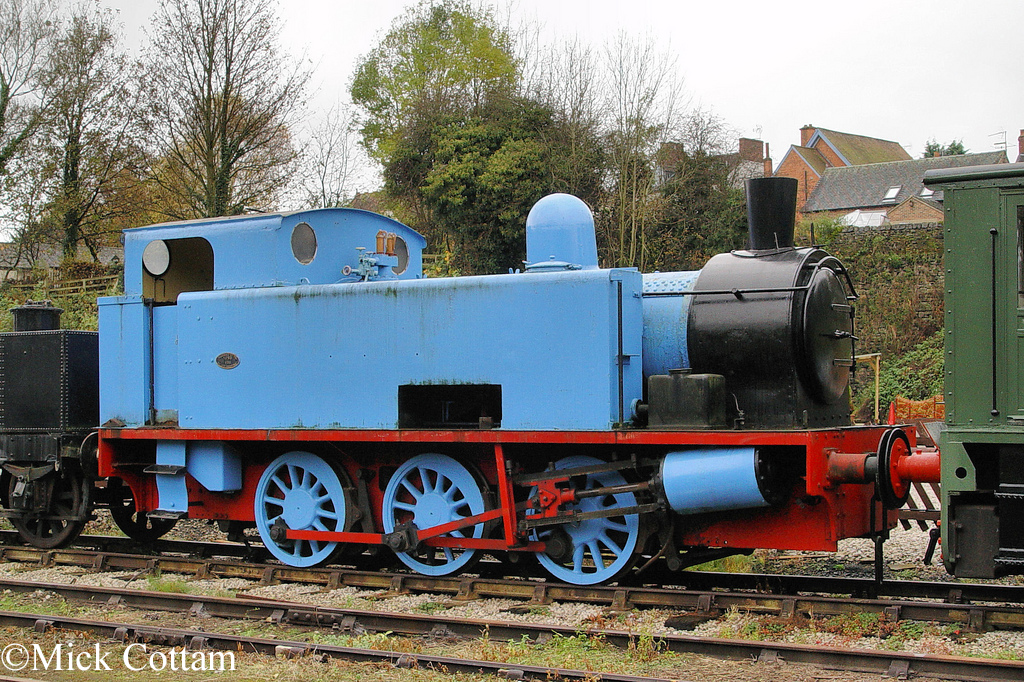 Hudswell Clarke 1884 Ecclesbourne Valley Railway September 2011.jpg
