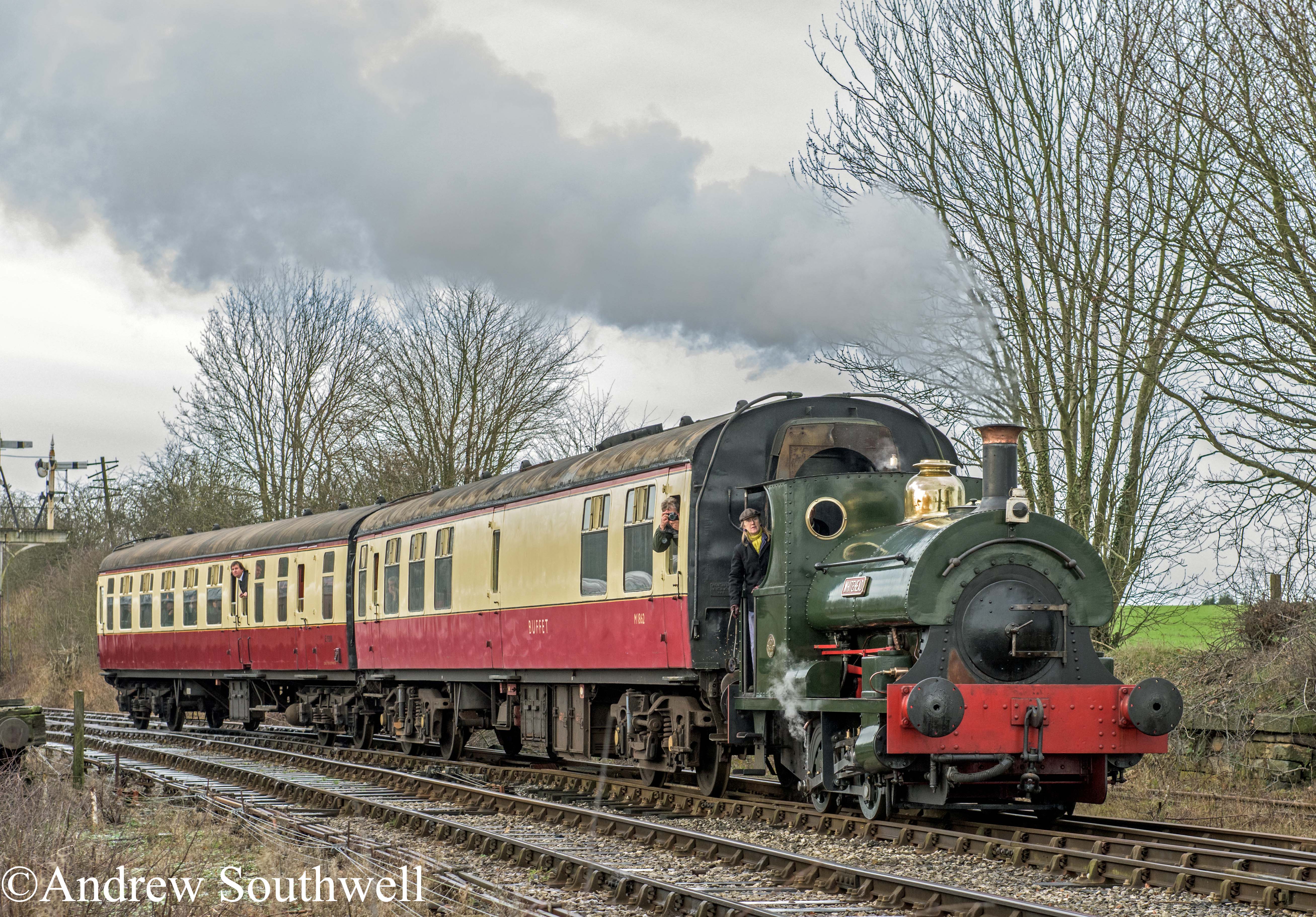 Peckett 1163 Swanwick Jct Jan 2016 with copyright