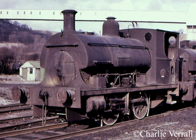 Peckett 1257 at Bowne & Shaw Ltd - February 1965.jpg