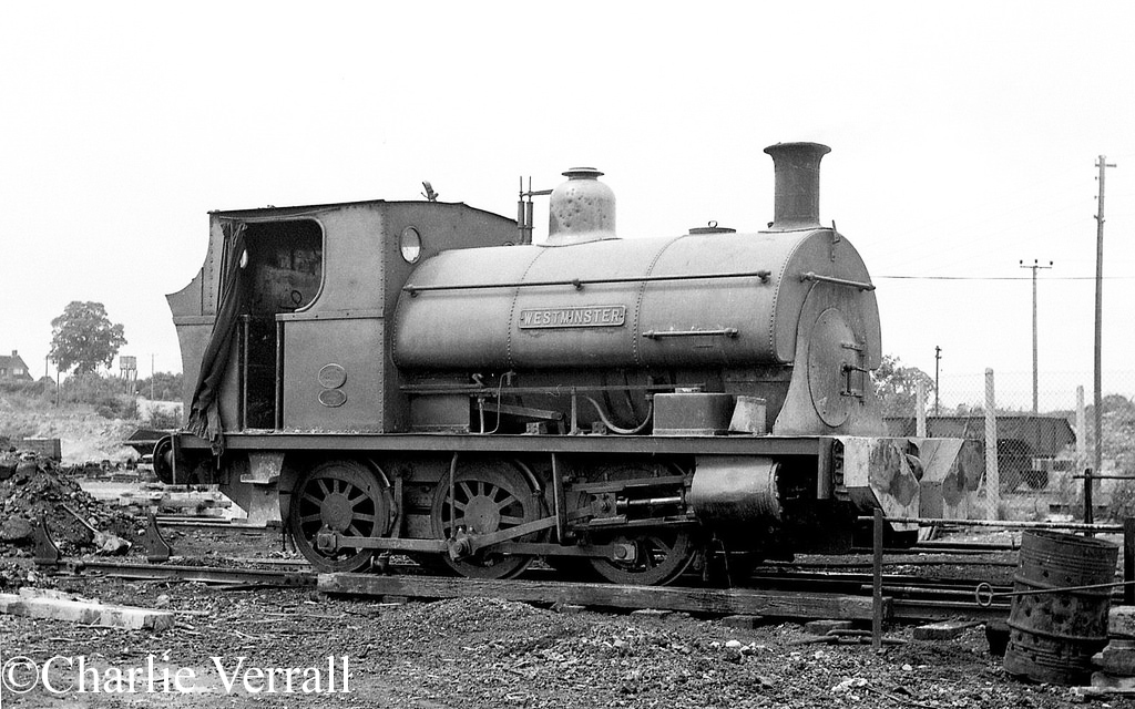 Peckett 1378 at APCM Shipton-0n-Cherwell - July 1964.jpg