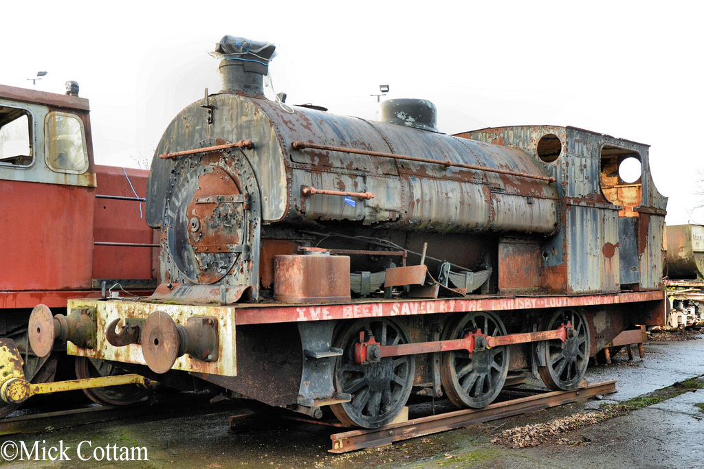 Peckett 1567  Hope Colliery Store, National Coal Mining Museum Dec 2014.jpg