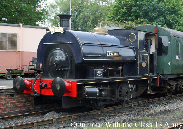 Peckett 1722 at Horsehay & Dawley station on the Telford Steam Railway - May 2014 - Second.jpg