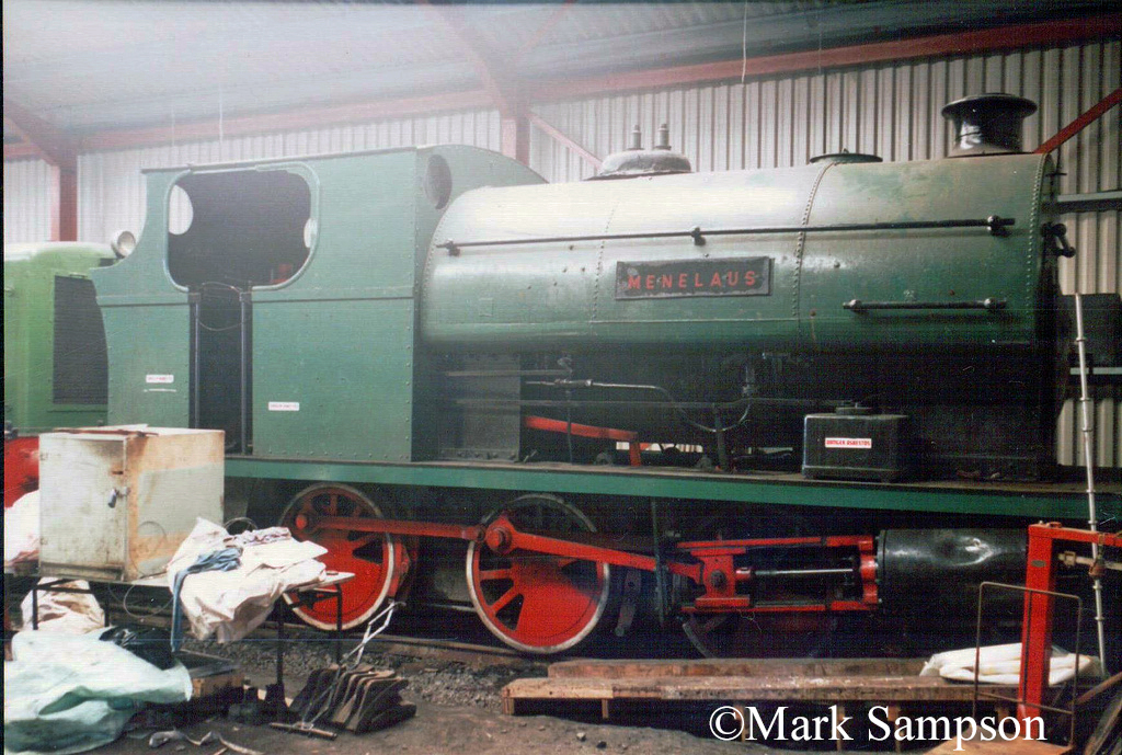 Peckett 1889 at the Pontypool & Blaenavon Railway - May 1989.jpg