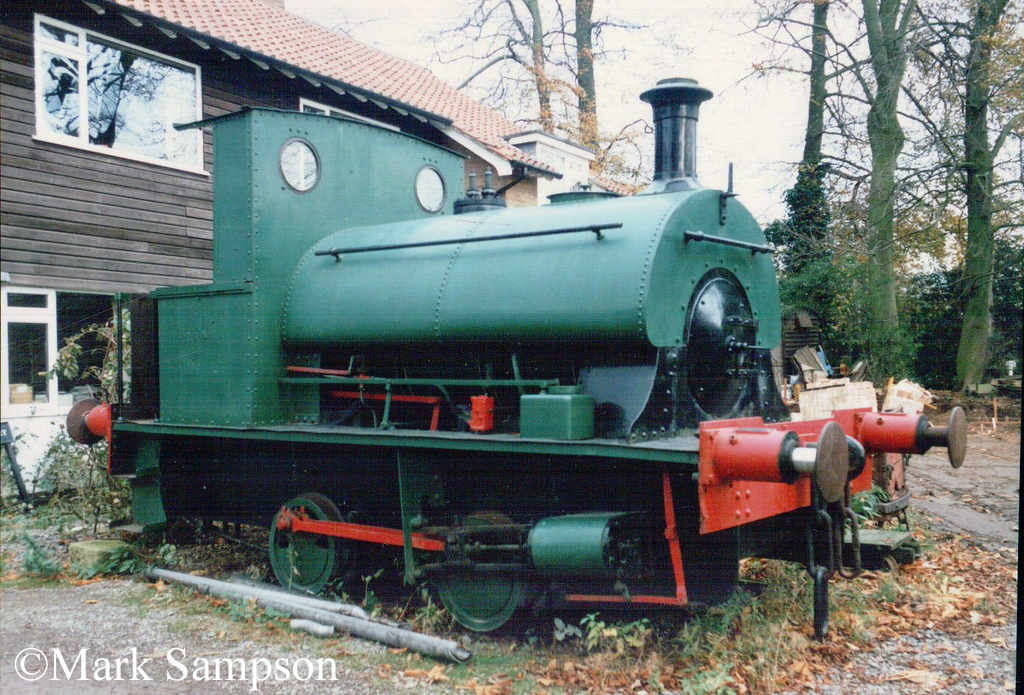 Peckett 2012 at Cadeby Light Railway - November 1989.jpg