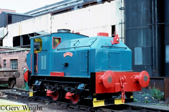 Sentinel 9627 at R B Tennant & Co - August 1977.jpg