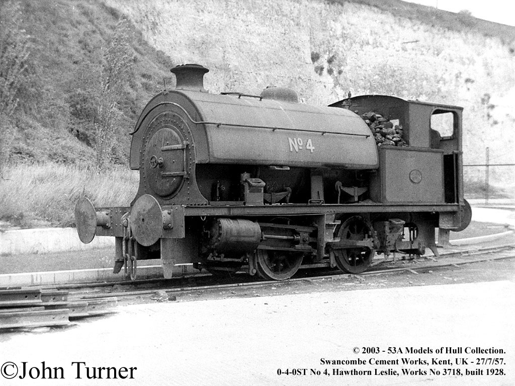 Swanscombe Cement works Hawthorne Leslie 3718 Northfleet - July 1957.jpg