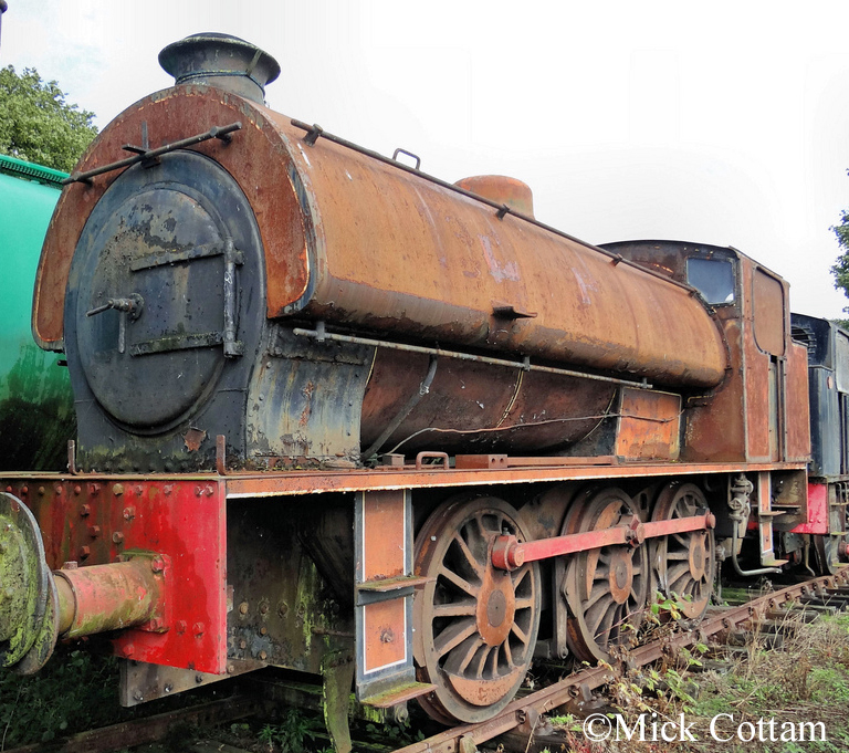 WB 2759 at Bridge of Dun on the Caledonian Railway September 2013.jpg