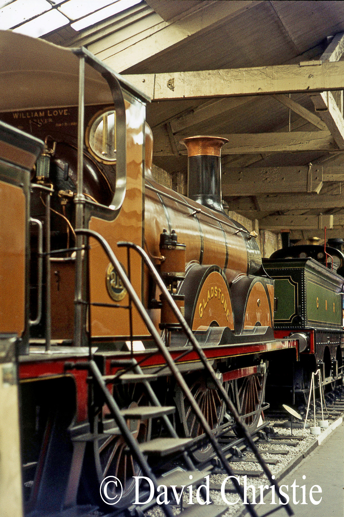 214 Gladstone in the British Transport Museum at York - July 1972