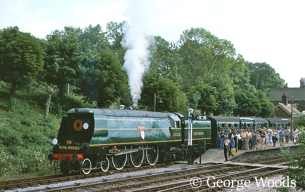 34023 Blackmoor Vale on the Bluebell Railway - 1960 or 70s.jpg