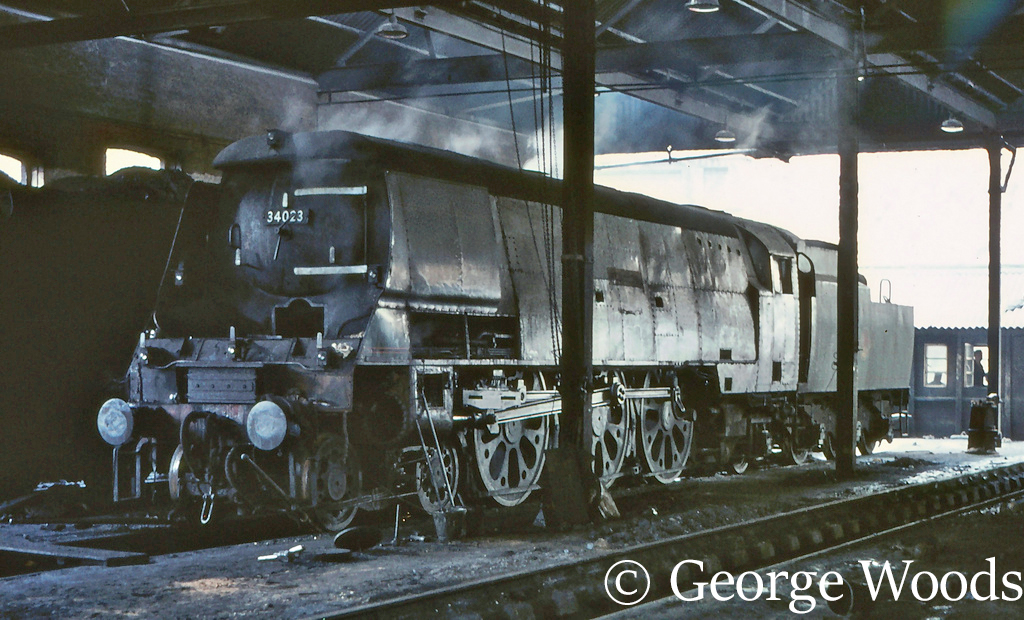 34023 Blackmore Vale on Guildford shed - February 1967.jpg