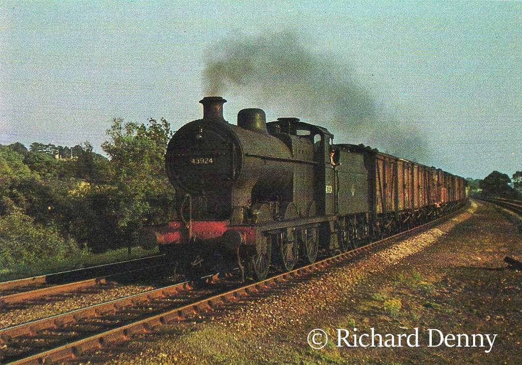 43924 on Great Western territory at Widney Manor - 1959.jpg