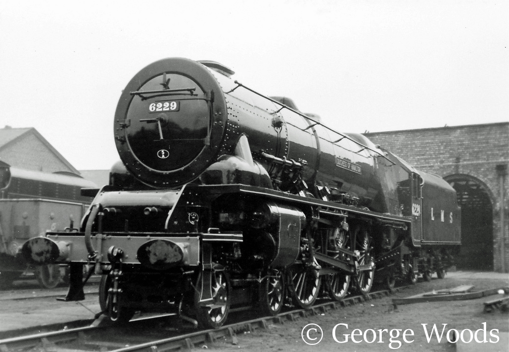 46229 Duchess of Hamilton at Crewe Works - April 1964.jpg