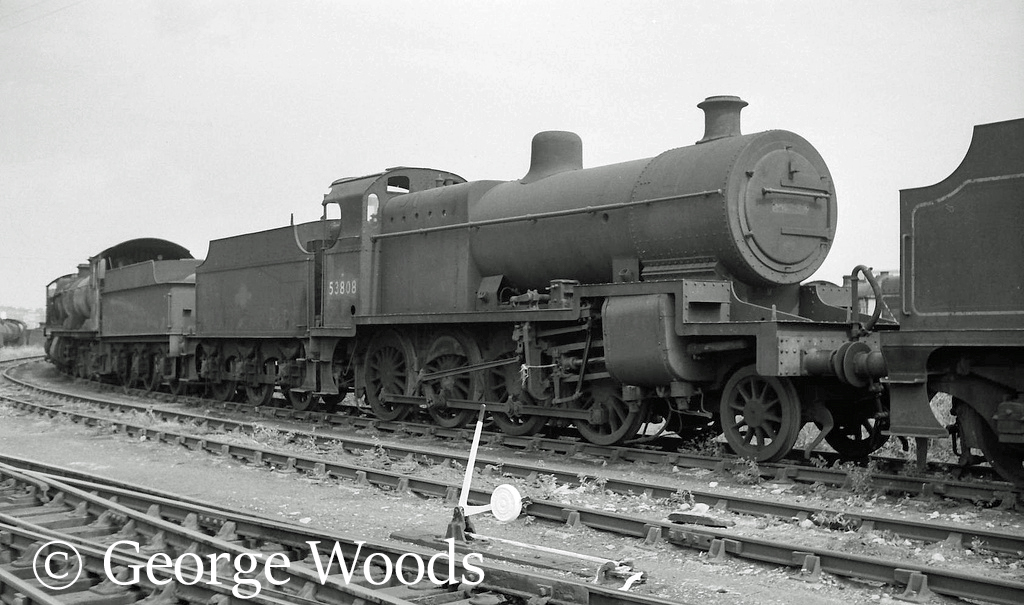 53808 in Woodham's scrapyard at Barry - June 1964.jpg