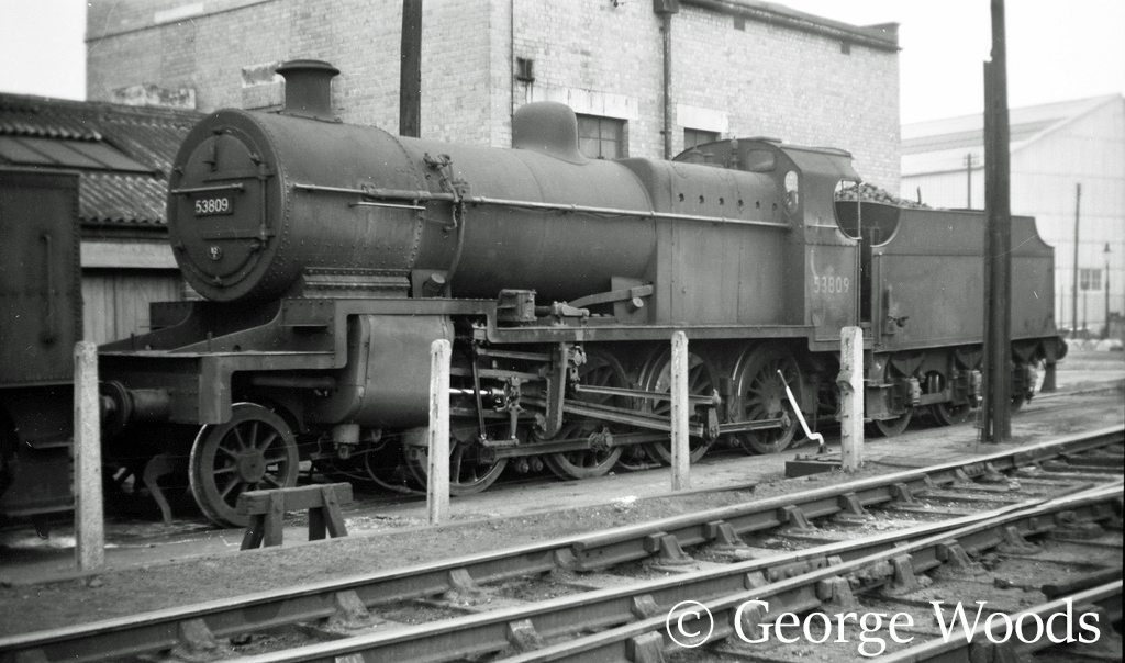 53809 at Bath Green Park shed - April 1960.jpg