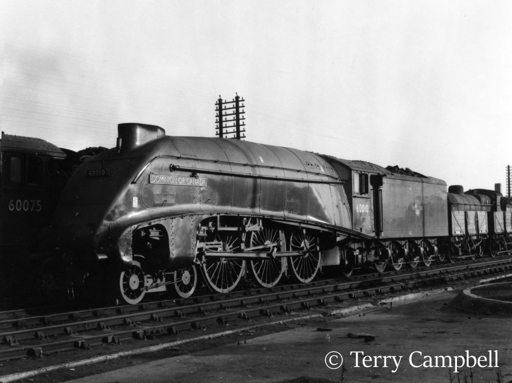 60010 Dominion of Canada outside the shed at Doncaster - December 1962.jpg
