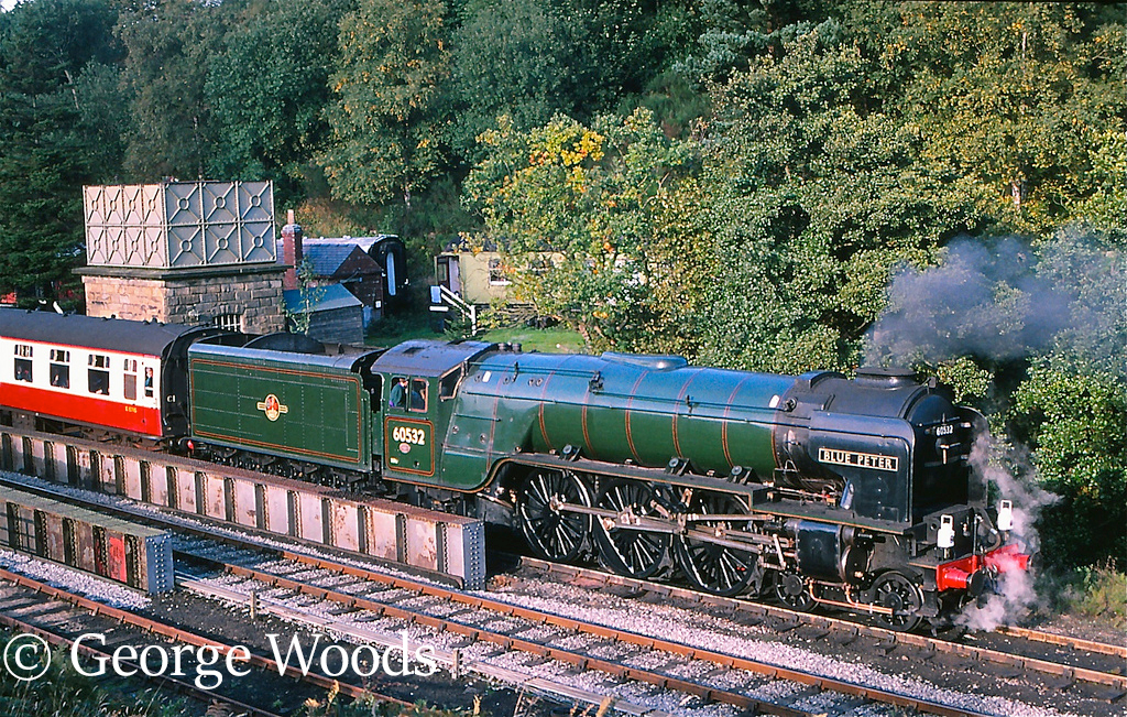 60532 Blue Peter at Goathland on the North Yorkshire Moors Railway - October 1996.jpg