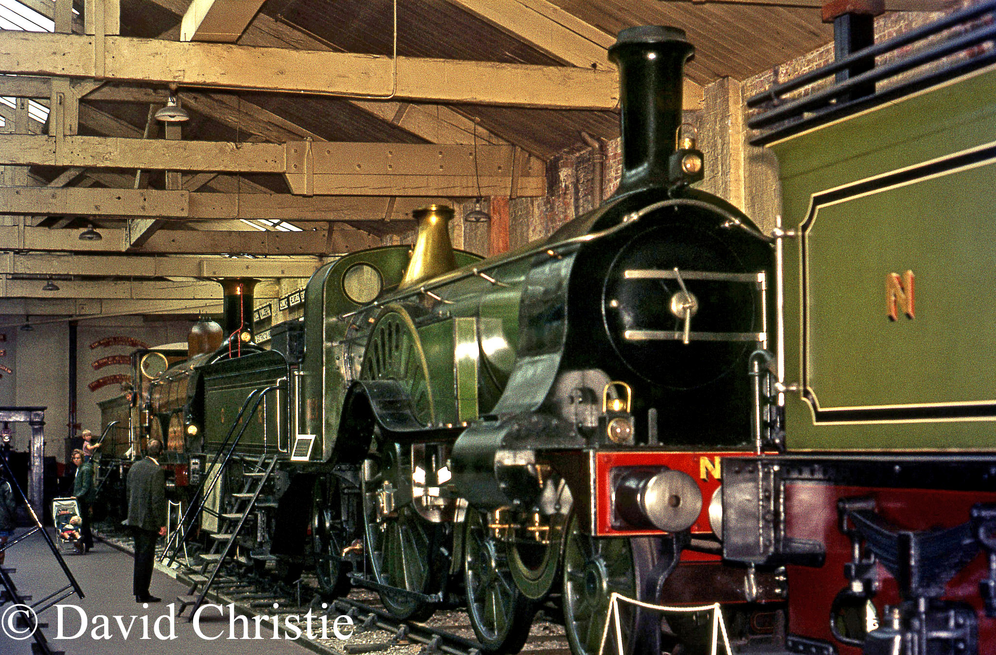 Stirling Single in the British Transport Museum at York - July 1972.jpg