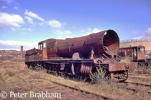 This image has an empty alt attribute; its file name is 3845-in-woodhams-scrapyard-at-barry-march-1988.jpg