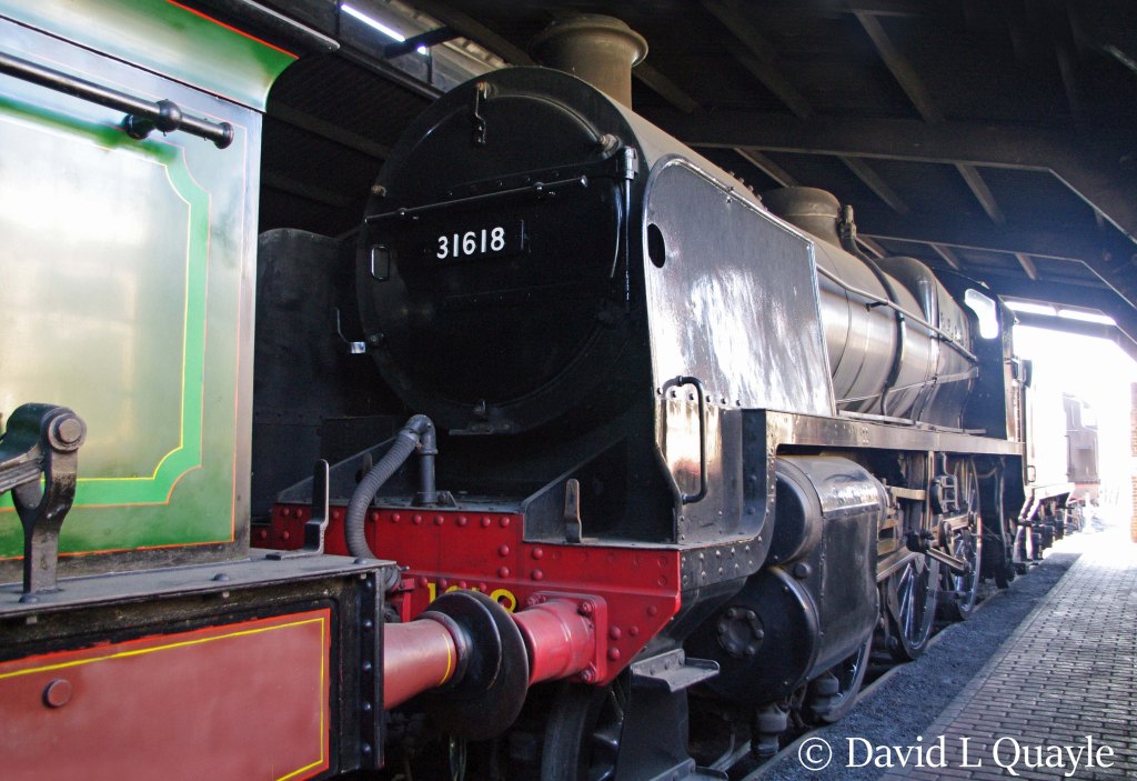 31618 (SR A618, SR 1618 & BR 31618) – Preserved British Steam Locomotives
