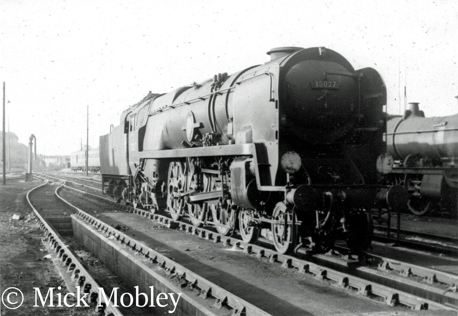 This image has an empty alt attribute; its file name is 35027-port-line-on-weymouth-shed-september-1960.jpg