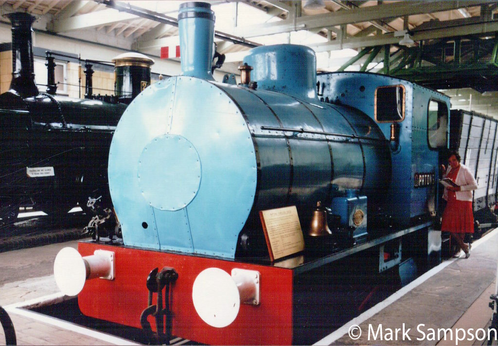 This image has an empty alt attribute; its file name is bagnall-2898-in-the-darlington-railway-museum-july-1989.jpg