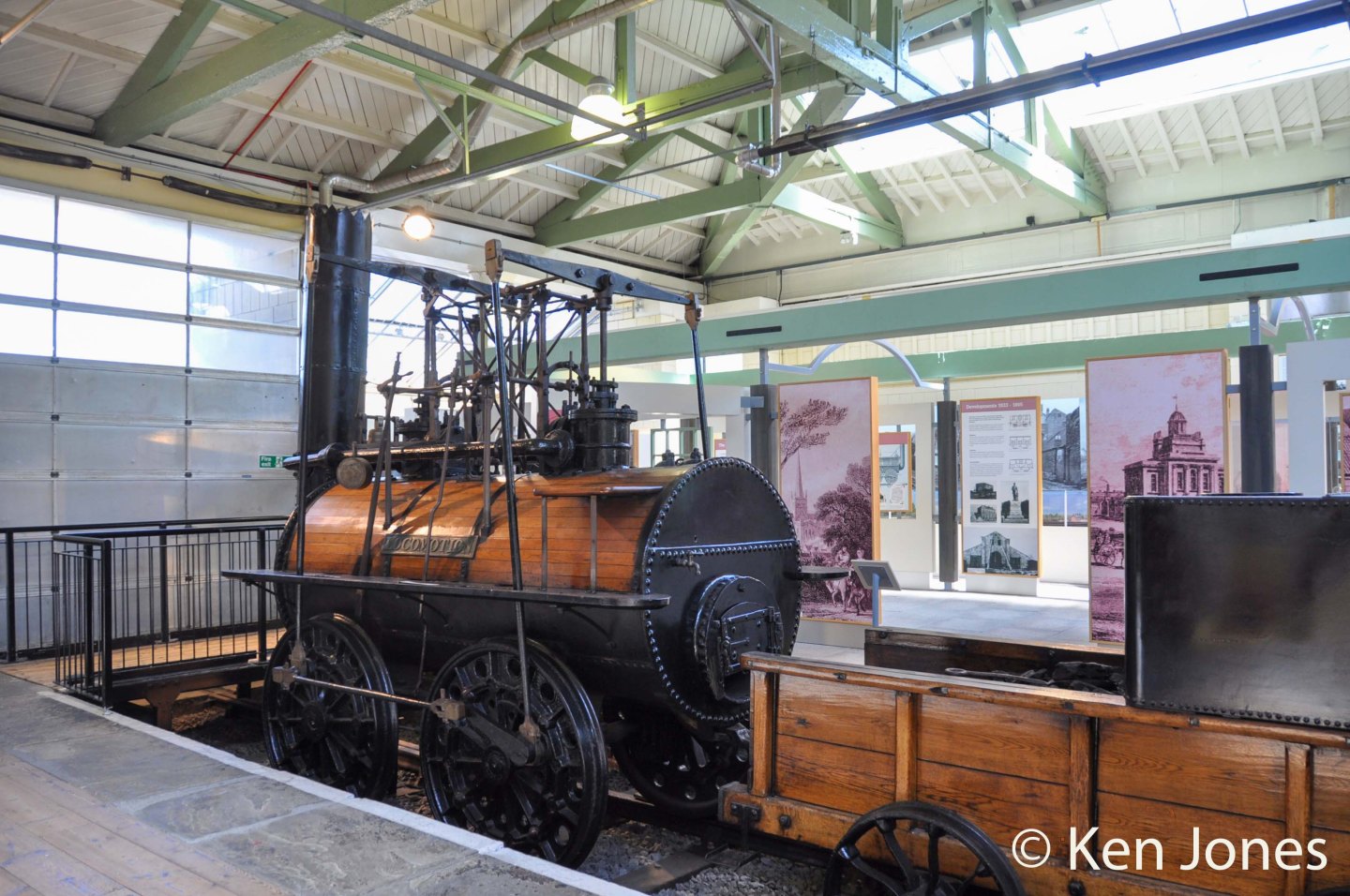 Locomotion No 1 0-4-0 Stockton & Darlington Railway George Stephenson ...